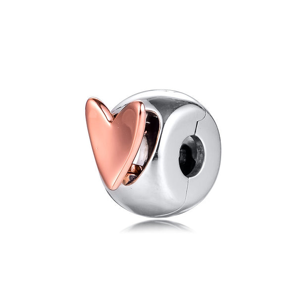 Jewelry Rose Golden Heart Bead