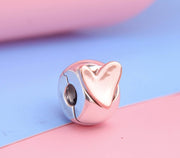 Jewelry Rose Golden Heart Bead