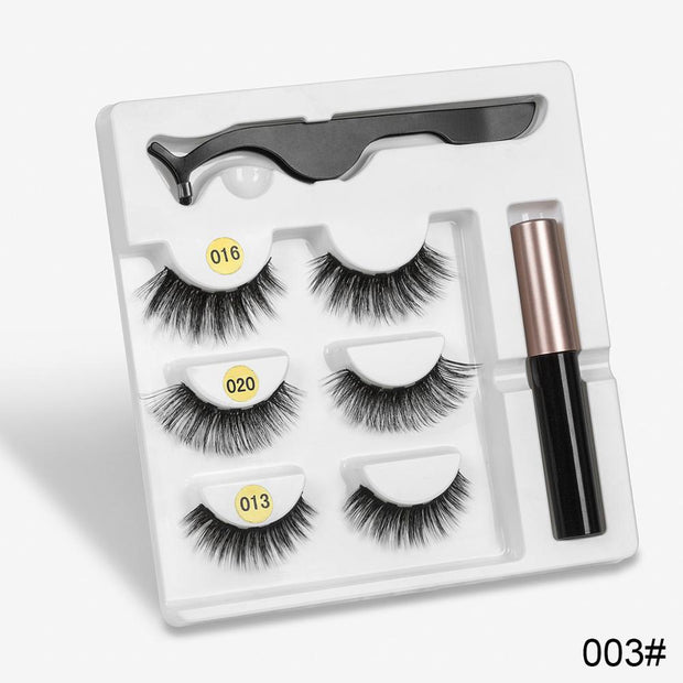 Magnetic false eyelashes