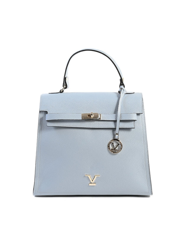 V Italia Womens Handbag Light Blue BG12010 DOLLARO AZZURRO