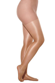 High Gloss Tights 40 DEN Aurellie Plus Size Tanned Skin Tone